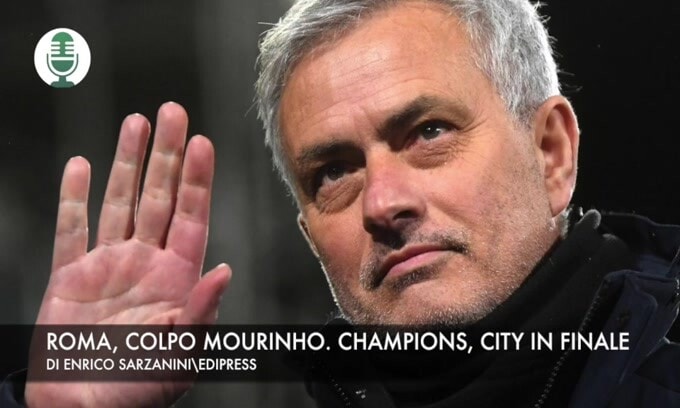 Mourinho: "A Roma per vincere". Champions, il City vola in finale