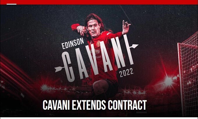 Ufficiale: Cavani ha rinnovato con il Manchester United