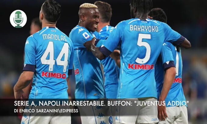 Serie A, Napoli inarrestabile. Buffon: "Juventus addio"