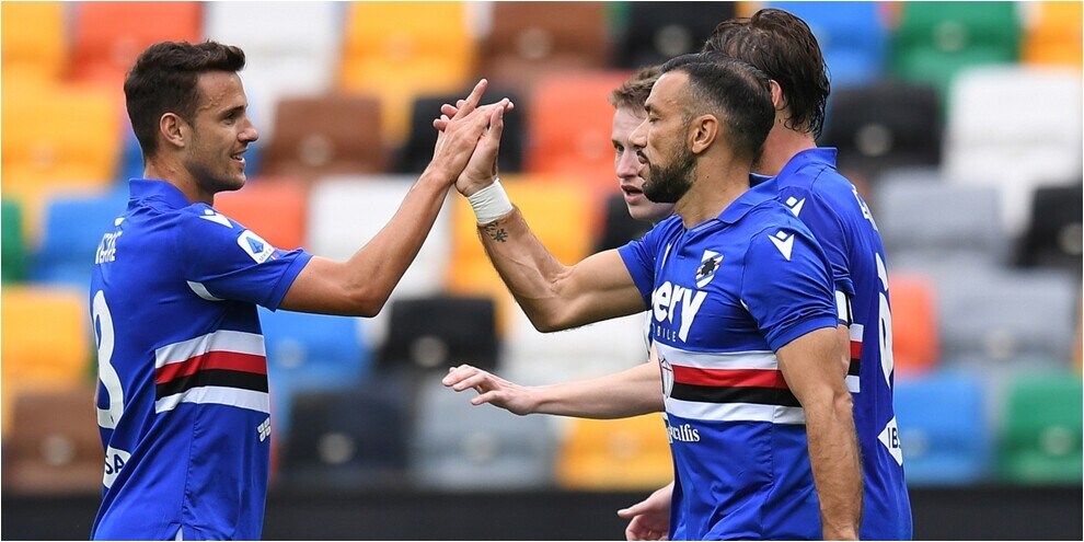 Quagliarella regala la vittoria a Ranieri nel finale: battuta l'Udinese