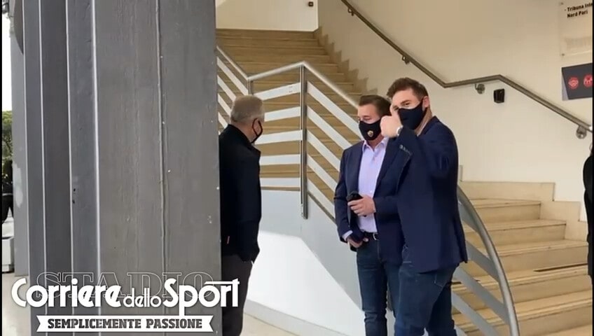 Roma, Dan e Ryan Friedkin al Foro Italico per la finale Djokovic-Nadal