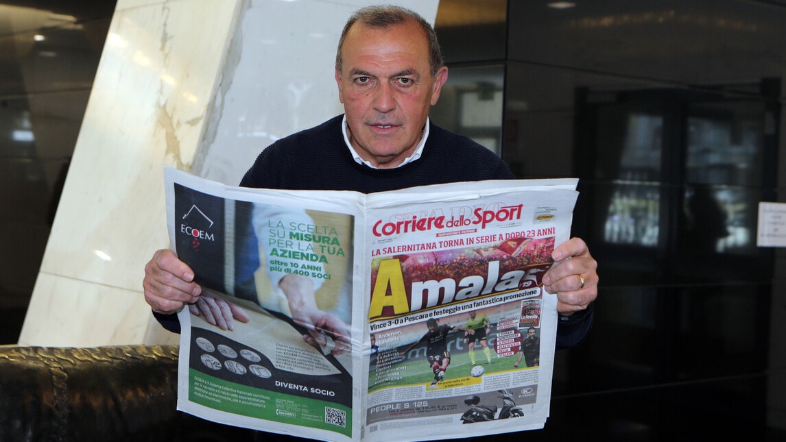 Forum in redazione con il tecnico della Salernitana Fabrizio Castori