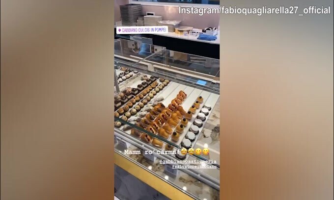 Quagliarella e la pasticceria: "Mamm ro' carmn"