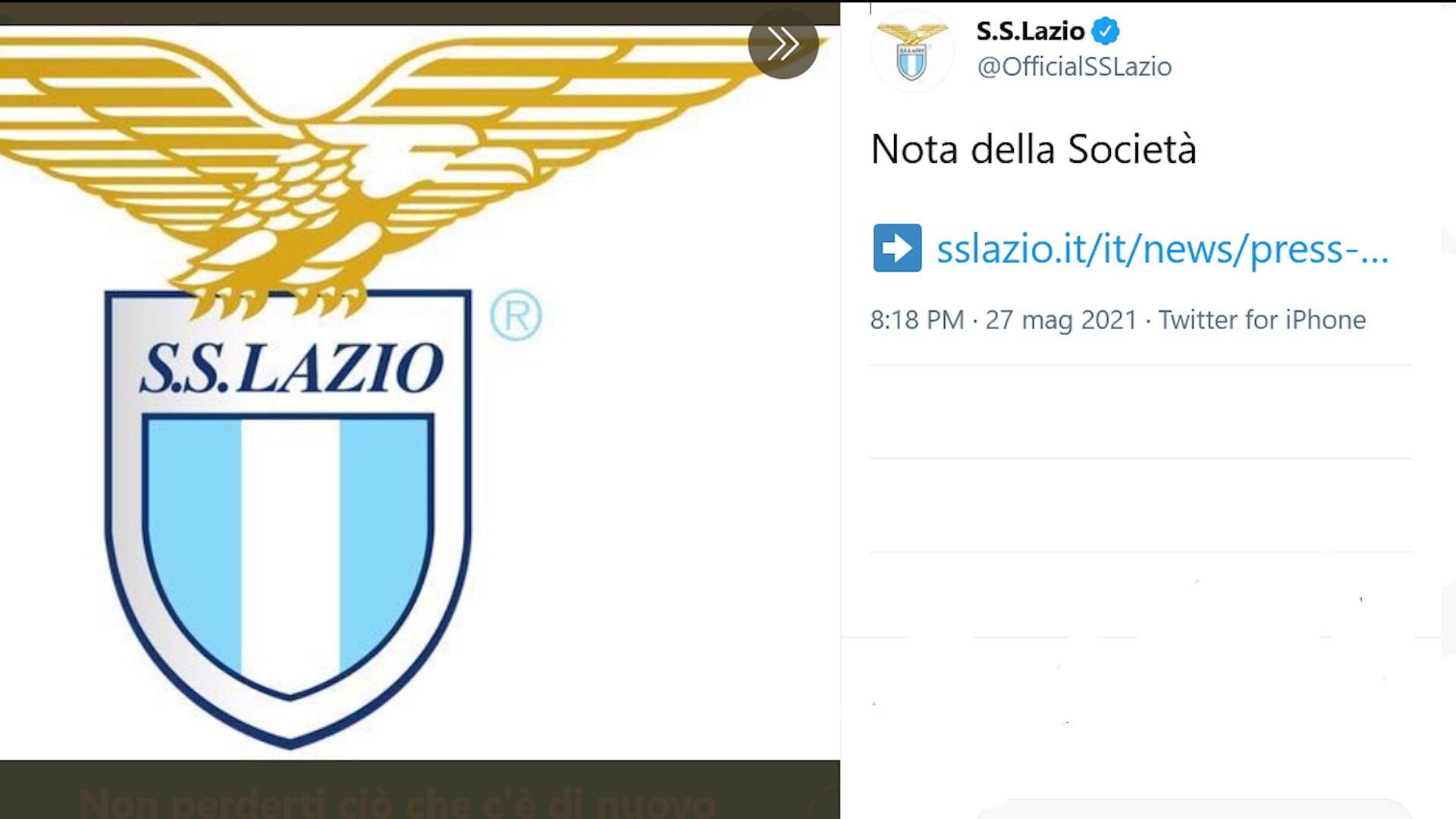 Lazio, il comunicato su Inzaghi: "Rispettiamo il suo ripensamento"