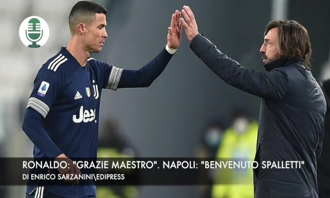 Ronaldo: "Grazie maestro". Napoli: "Benvenuto Spalletti"