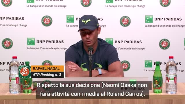 Guarda il videoNadal corregge la Osaka: “Meno famosi senza i media” 202420370 48fd701c 97bb 49a6 a532 76bab6078372 - Roland Garros, i risultati del 1° turno: bene Bautista e Carreno-Busta