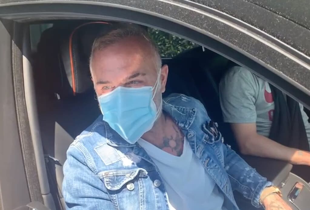 Gianluca Vacchi a Casteldebole, l'incontro con Mihajlovic