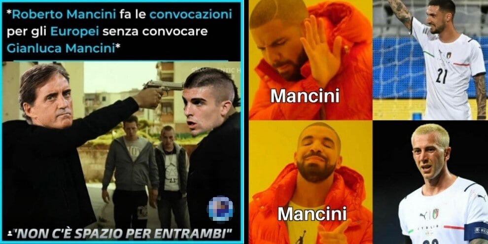 Euro 2020, social scatenati per le scelte di Mancini