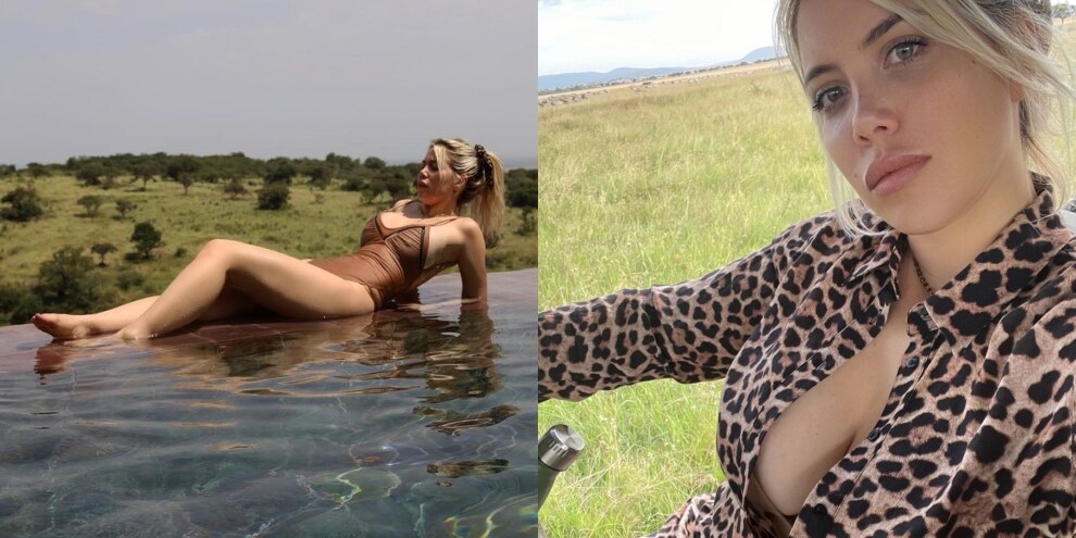 Wanda Nara, vacanza bollente in Africa