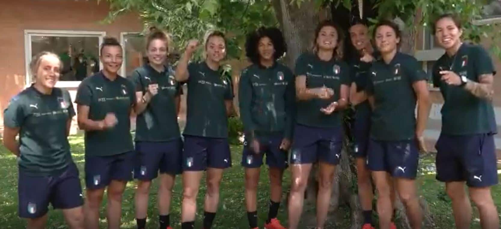 Europei, Italia: il messaggio della Nazionale femminile per gli Azzurri