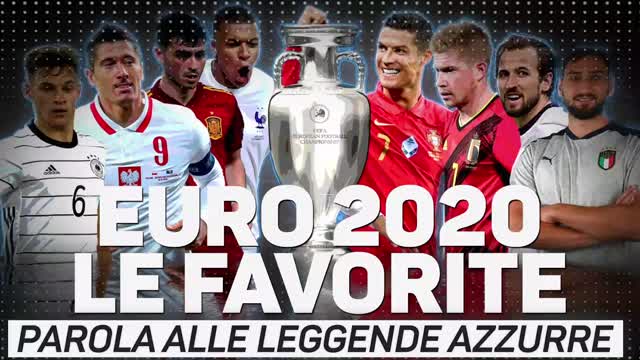 Euro 2020, le favorite: parola alle leggende azzurre