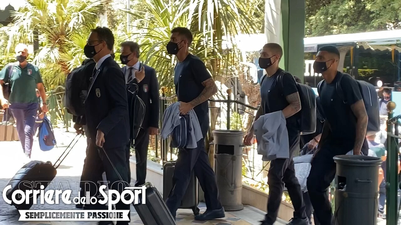 Euro 2020, la Nazionale è arrivata a Roma: Gravina rincuora Pellegrini