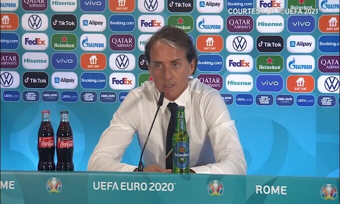 Mancini: "É stata una bellissima serata"