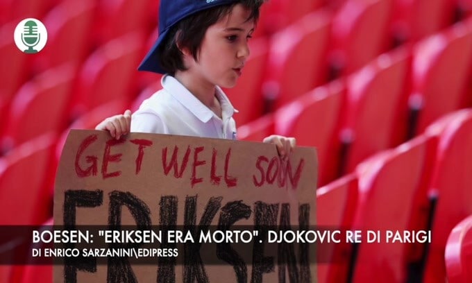 Boesen: "Eriksen era morto". Roland Garros, il re è Djokovic