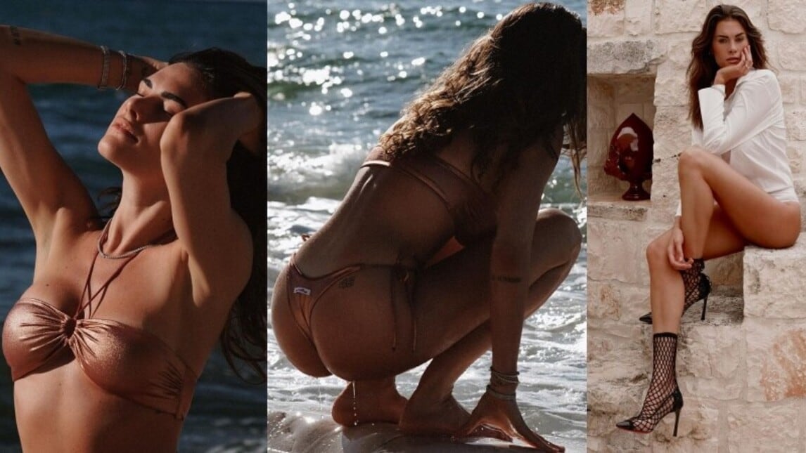 Francesca Sofia Novello, senza Valentino Rossi si gode il mare e i tramonti mozzafiato