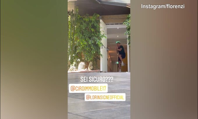 Niente da fare, continuano gli scherzi di Insigne ad Immobile