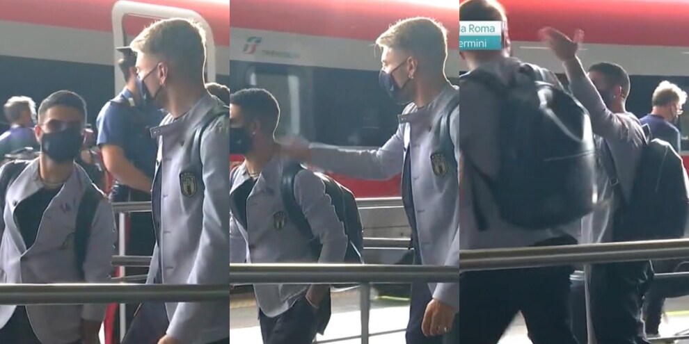 Insigne e Immobile, risate e scherzi prima della partenza