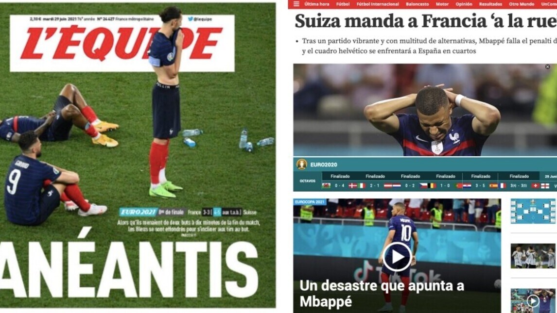 “Annientati”: il flop della Francia sulla stampa estera
