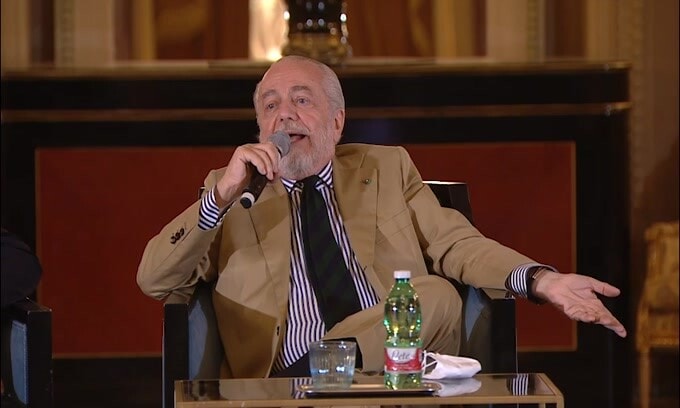 De Laurentiis: "Insigne-Mertens? Tiferò per gli azzurri"