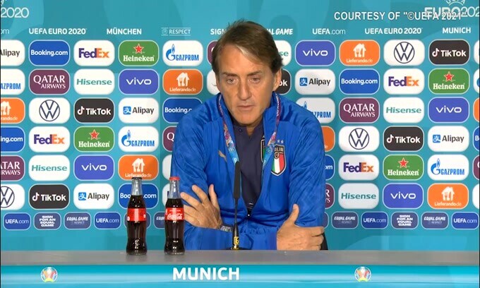 Mancini: "Il Belgio è la squadra più forte d'Europa"