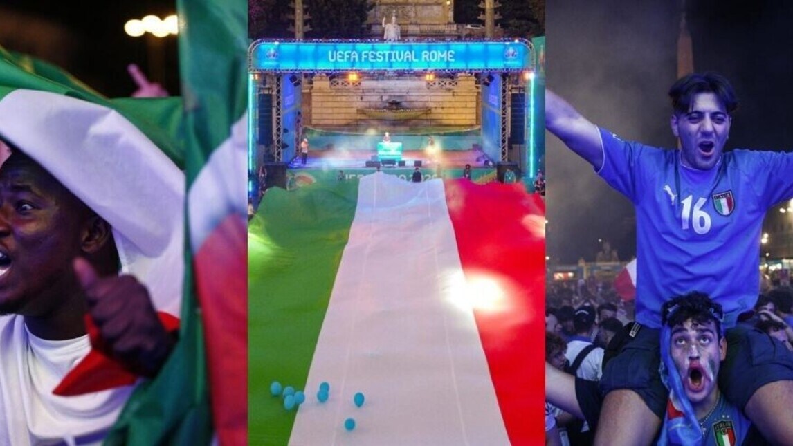L'Italia vola in semifinale: festa azzurra a Piazza del Popolo