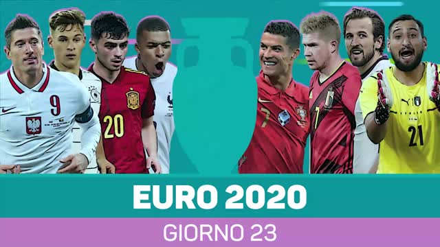 Euro 2020 - Il riassunto della 23ª giornata