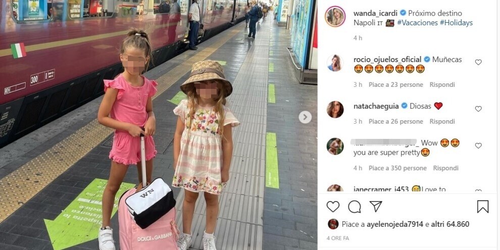 Wanda Nara diretta a Napoli: solo vacanza o indizio di mercato?