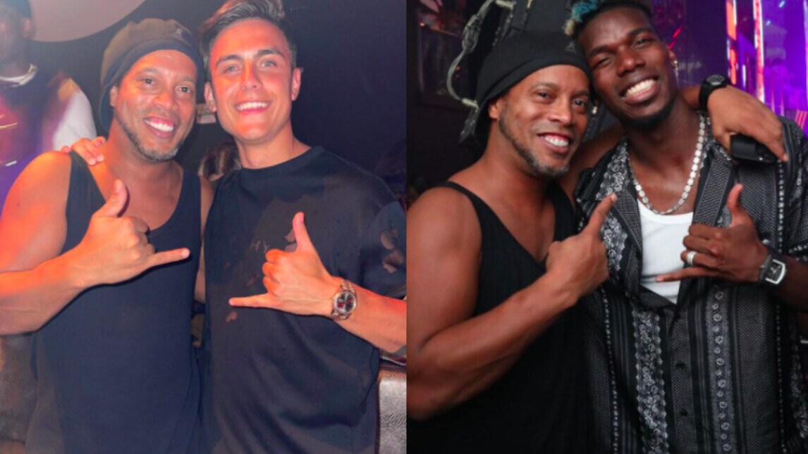 Ronaldinho, Dybala e Pogba insieme: che party a Miami FOTO