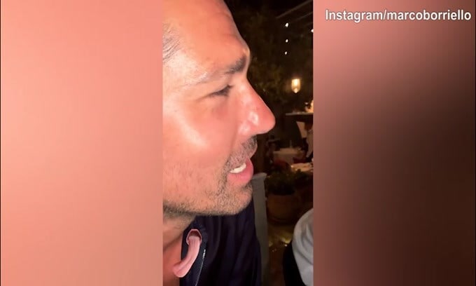 Marco Borriello e Pjanic, cena a base di carne