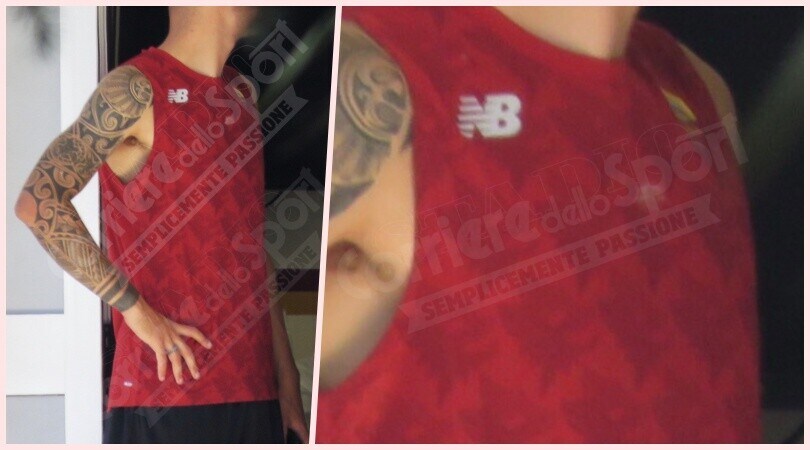 Roma, le prime foto del kit allenamento firmato New Balance