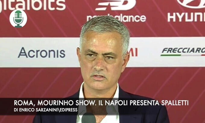 Roma, show di Mourinho. Il Napoli ha presentato Spalletti