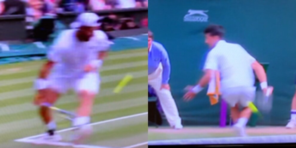 Djokovic-Berrettini, scambio clamoroso. Ha la meglio il tennista romano