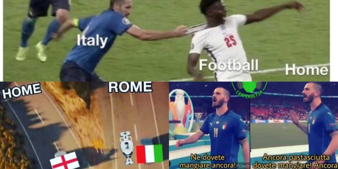 L'Italia trionfa, è campione d'Europa: quanti sfottò social contro l'Inghilterra!
