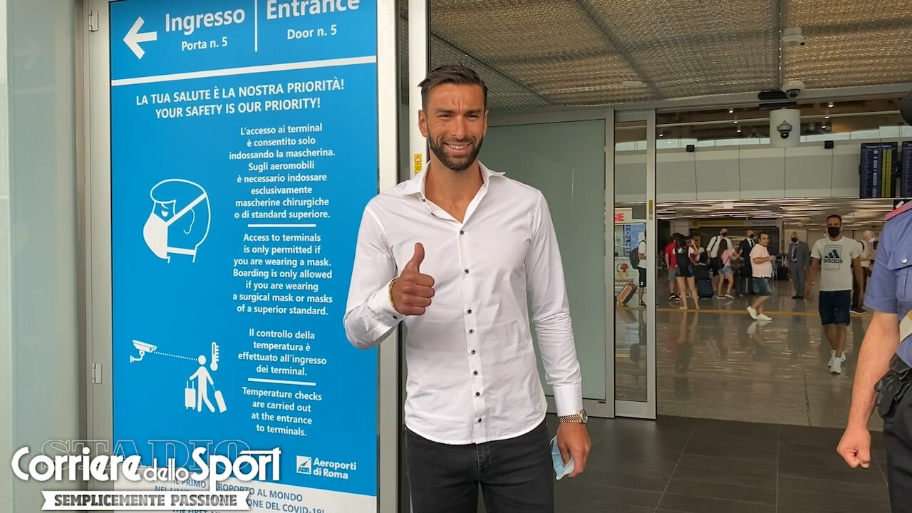 Roma, Rui Patricio è sbarcato a Fiumicino!