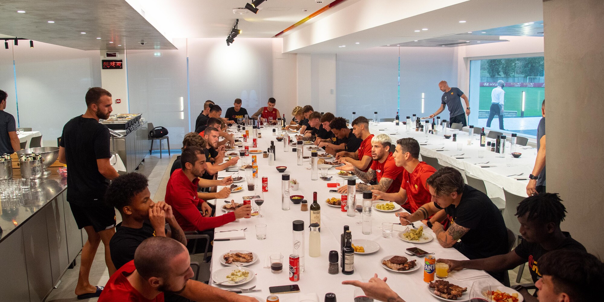 La Roma fa gruppo: ecco la cena di squadra a Trigoria