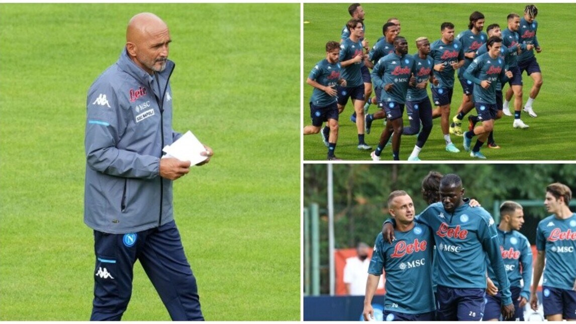 Napoli, parte l'era Spalletti: prime corse sotto gli occhi di De Laurentiis