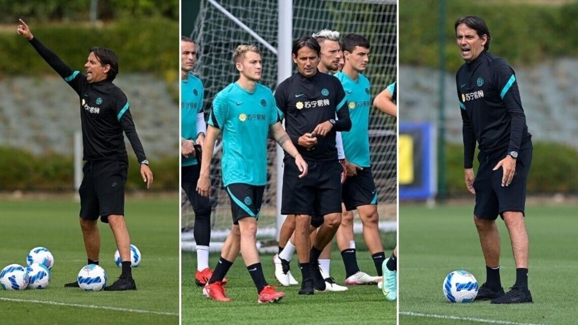Inzaghi carica l'Inter: subito a lavoro dopo il Lugano