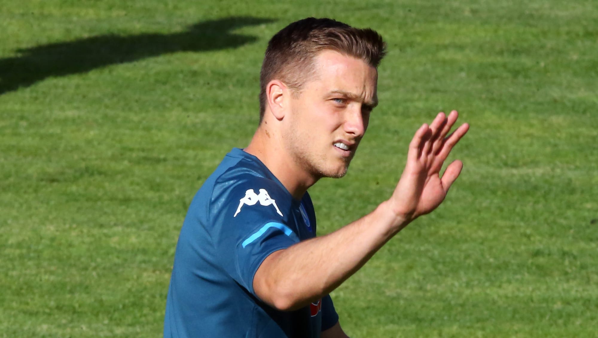 Napoli subito al lavoro per la Roma: Zielinski in gruppo