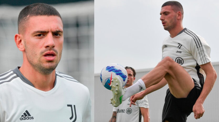 Juve, che concentrazione di Demiral in allenamento