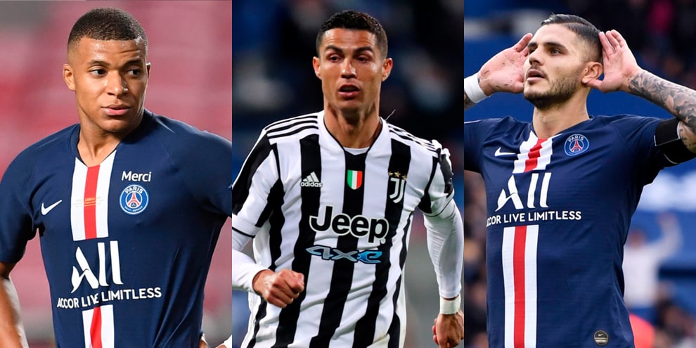 Terremoto Ronaldo: con Mbappé e Icardi valzer da mille e un gol