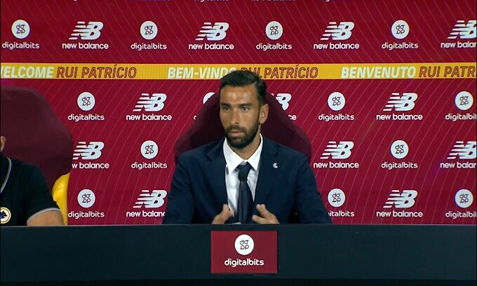 Rui Patricio: "È un grande orgoglio essere qui"