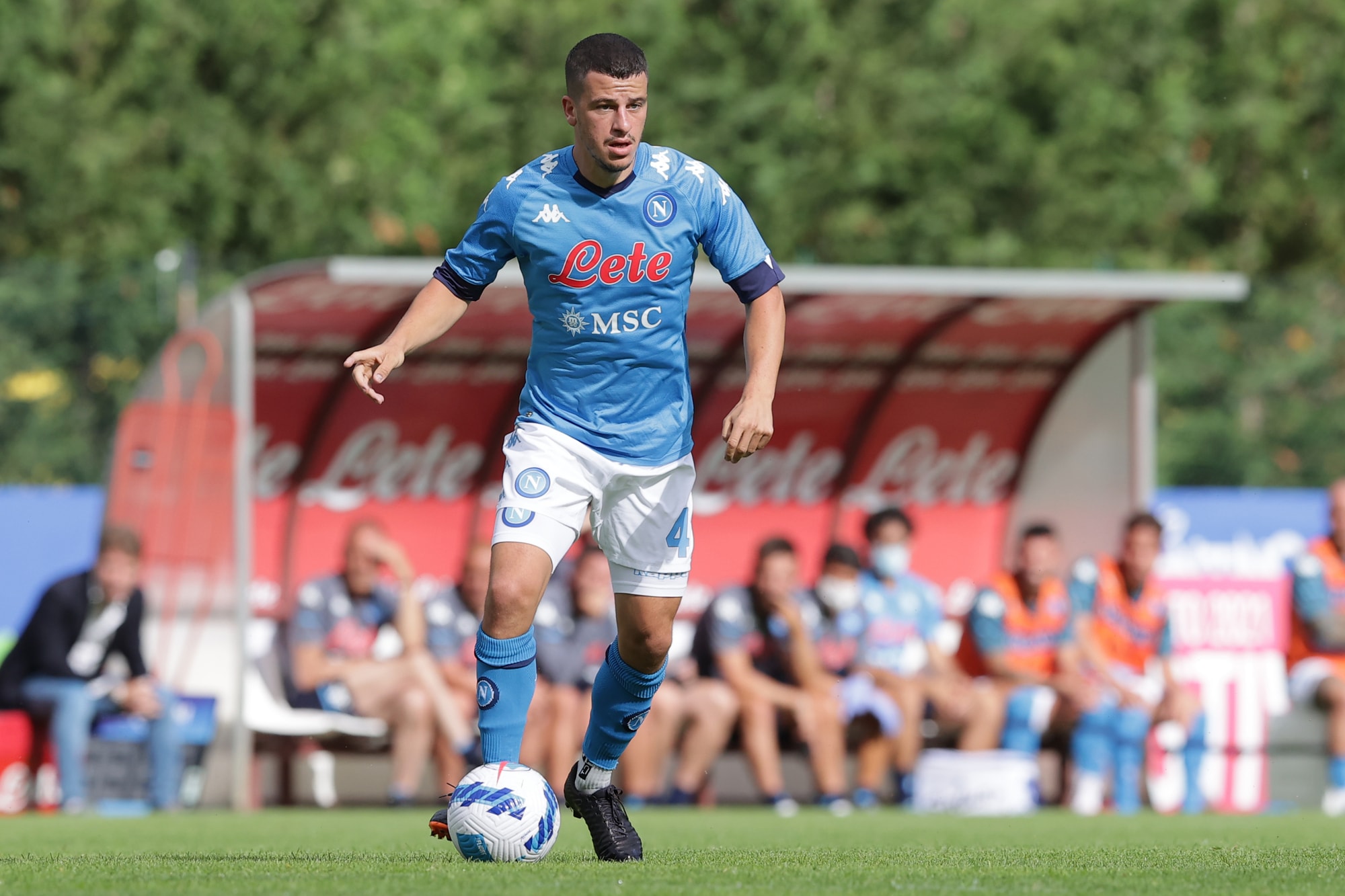 Napoli-Pro Vercelli, infortunio al ginocchio destro per Demme