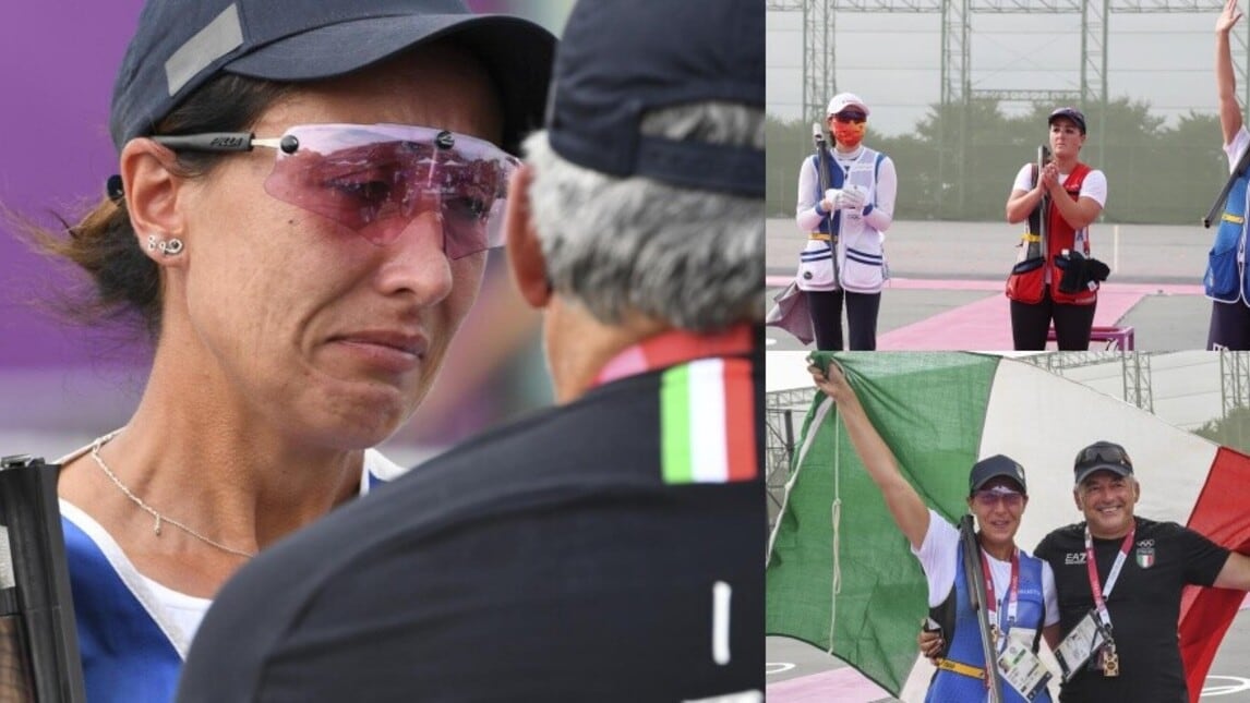 Olimpiadi, Bacosi in lacrime dopo l'argento nello skeet femminile