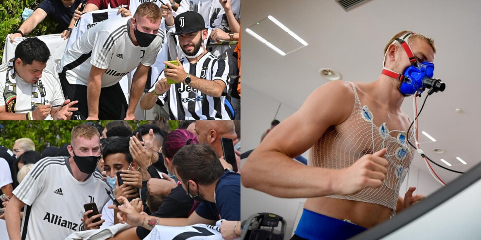 Juve, tutti pazzi per Kulusevski. Prova sotto sforzo per De Ligt