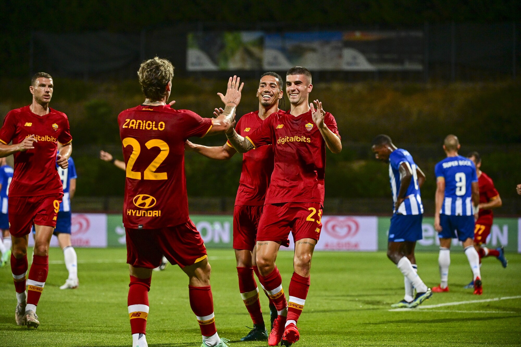 Pagelle Porto-Roma: Mancini fa tutto, Diawara come De Rossi
