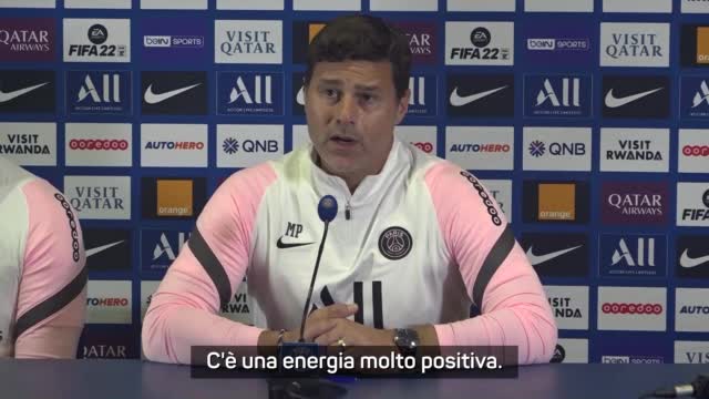 Pochettino: "Con Messi c'è un'energia positiva"