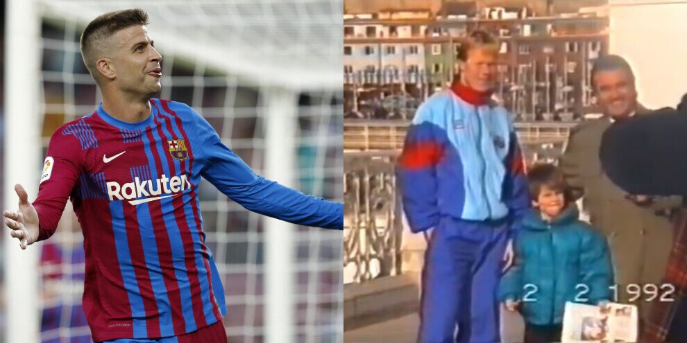 Barcellona, Piqué ricorda sui social il primo incontro con Koeman