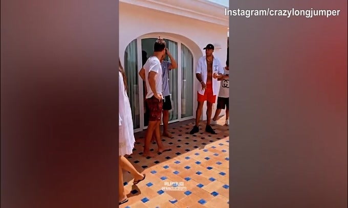 Jacobs e Totti, incontro in vacanza
