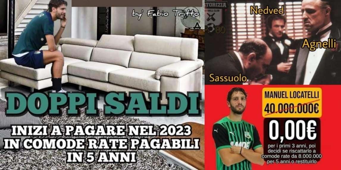 Locatelli-Juve: ironia social sulla trattativa infinita e sulla formula FOTO