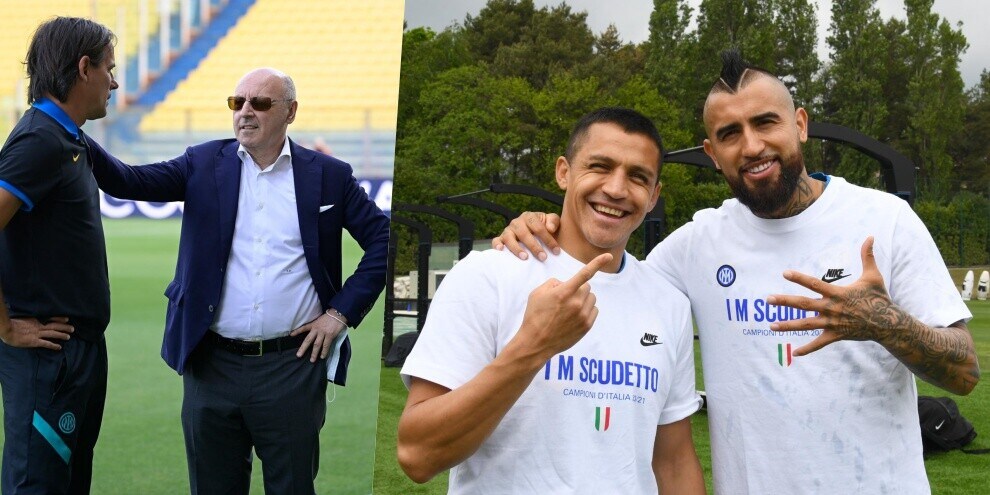 Inter, Marotta: “Per Sanchez e Vidal nessuna offerta. Restano“